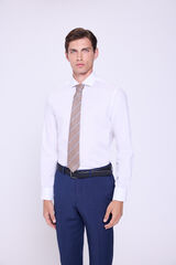 Milano Microestructura de la camisa de vestir Blanco
