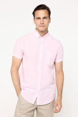 Fifty Outlet Camisa slub lisa Rosa