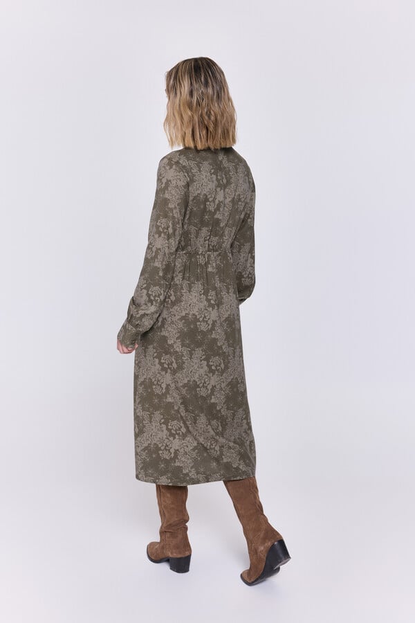 Milano Vestido fluido vestido midi Verde