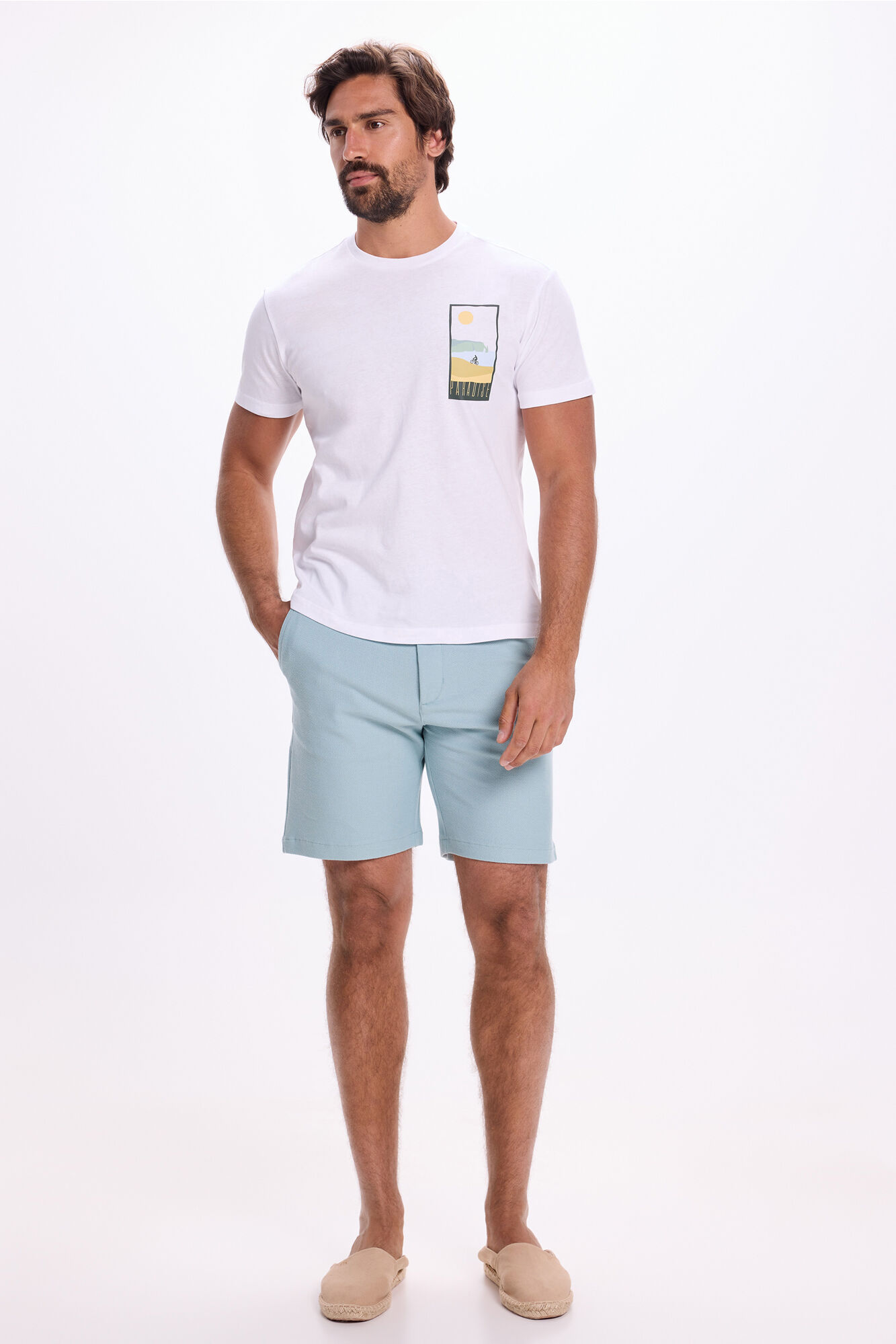 Milano Playera estampada Blanco