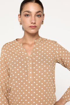 Fifty Outlet Blusa fluida Tostado