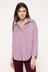 Fifty Outlet Camisa básica popelín Granate