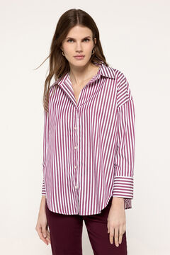 Fifty Outlet Camisa básica popelín Granate