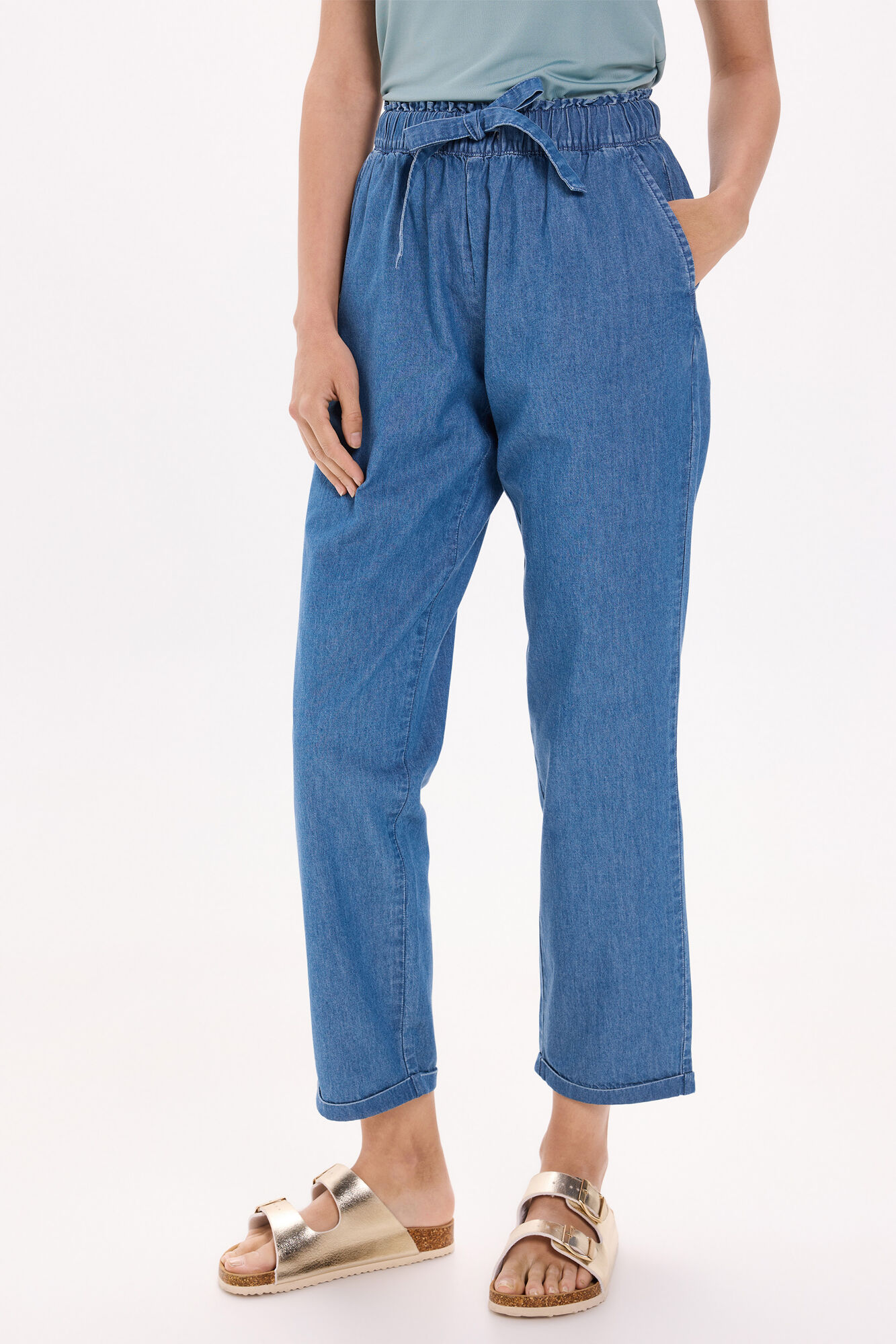 Milano Pantal&oacute;n denim claro