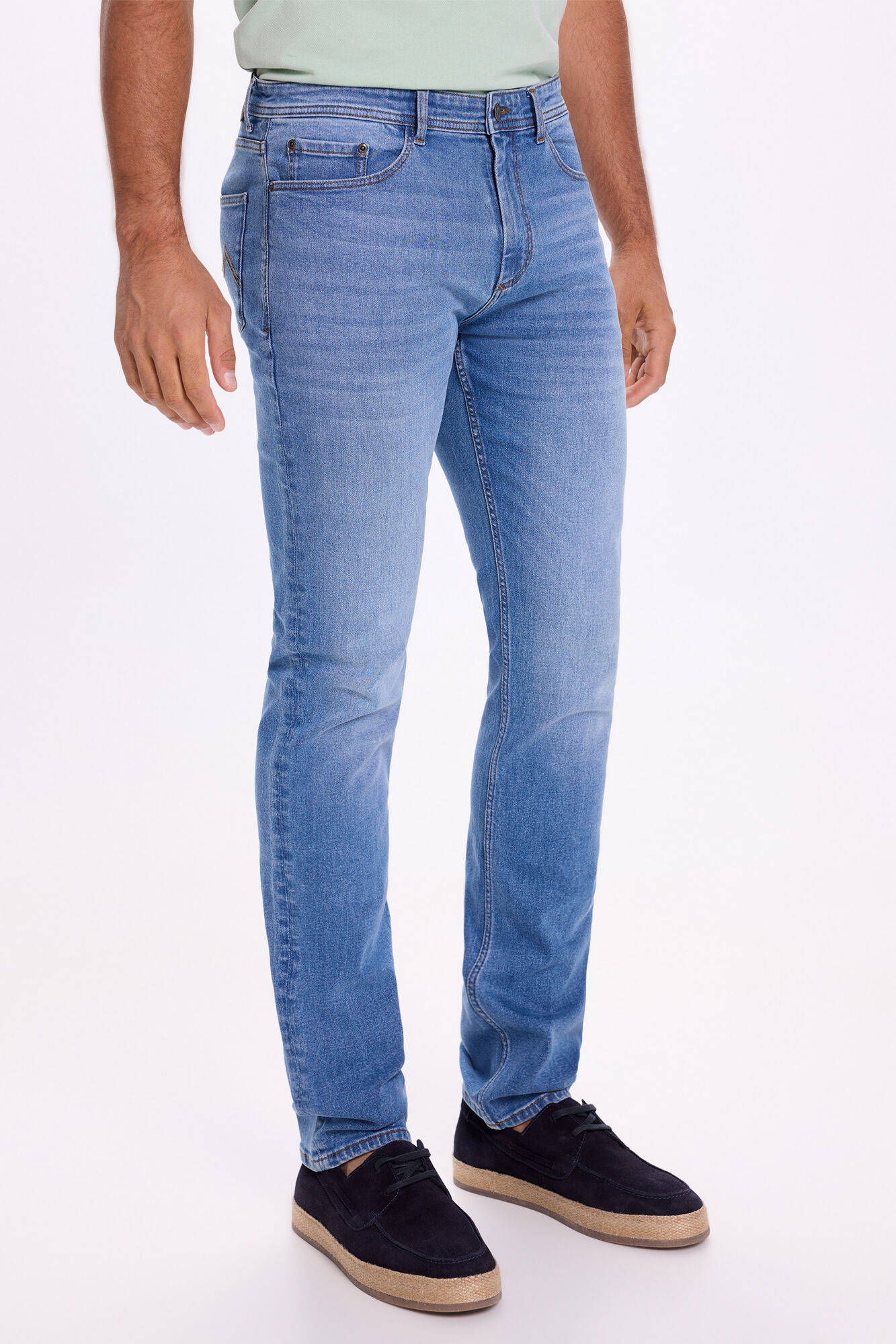 Milano Pantal&oacute;n denim ajustado