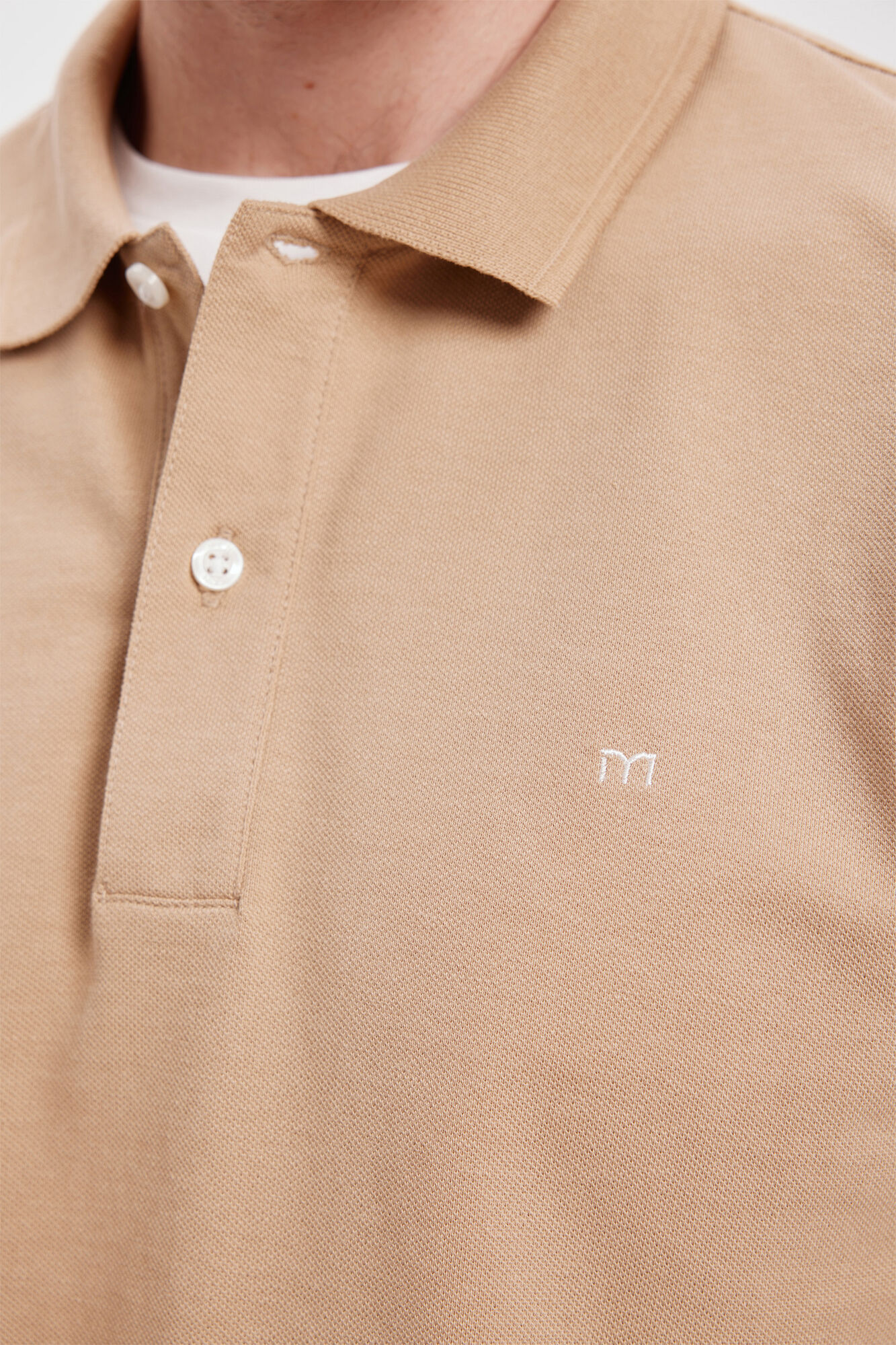 Milano Polo B&aacute;sico Piqu&eacute;&nbsp; Marr&oacute;n