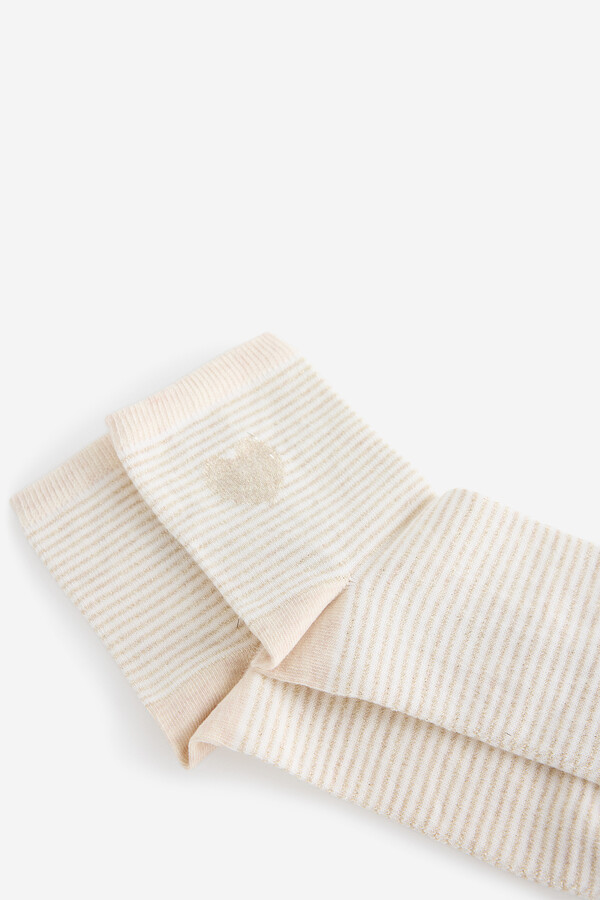 Milano Calcetines rayas lurex Estampado