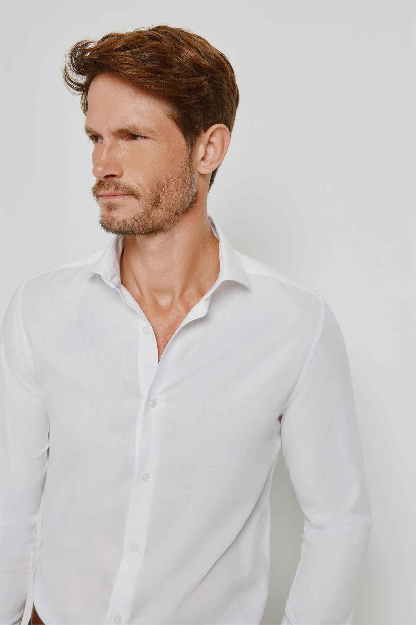 Milano Camisa de vestir de manga larga Blanco