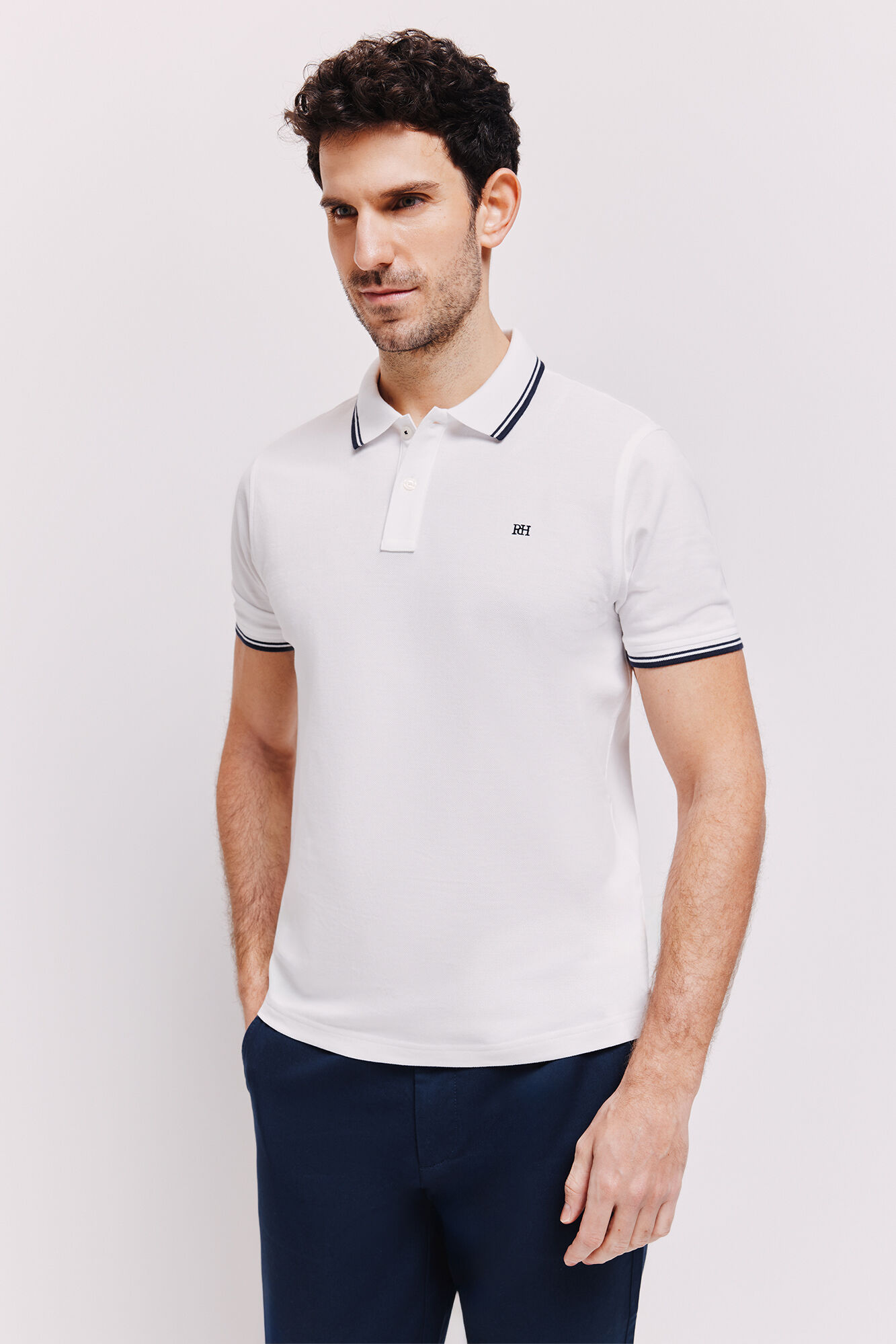 Pedro del Hierro Polo manga corta