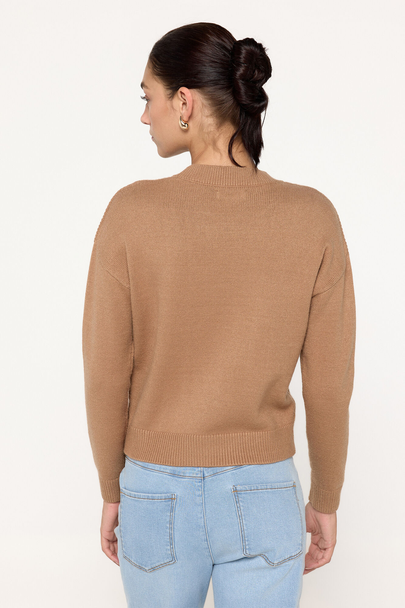 Milano Jersey con estructura de cables Gris