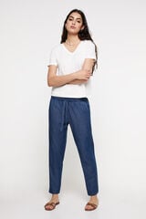 Fifty Outlet Pantalón light denim. Navy