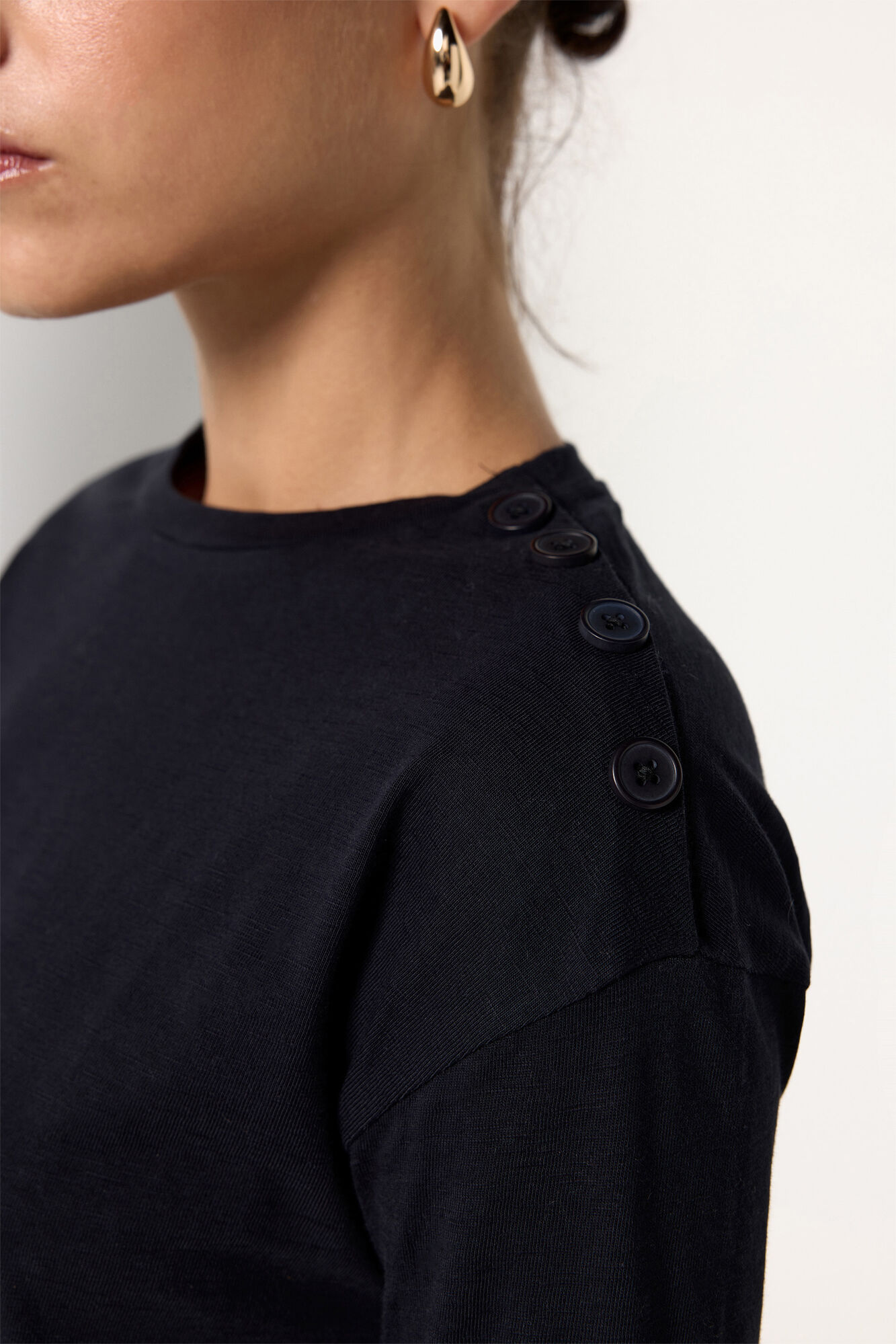 Milano Camiseta heavy cotton flame Negro