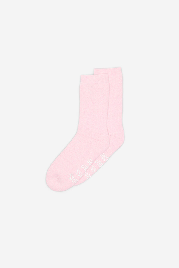 Milano Calcetines gorditos con frase Rosa