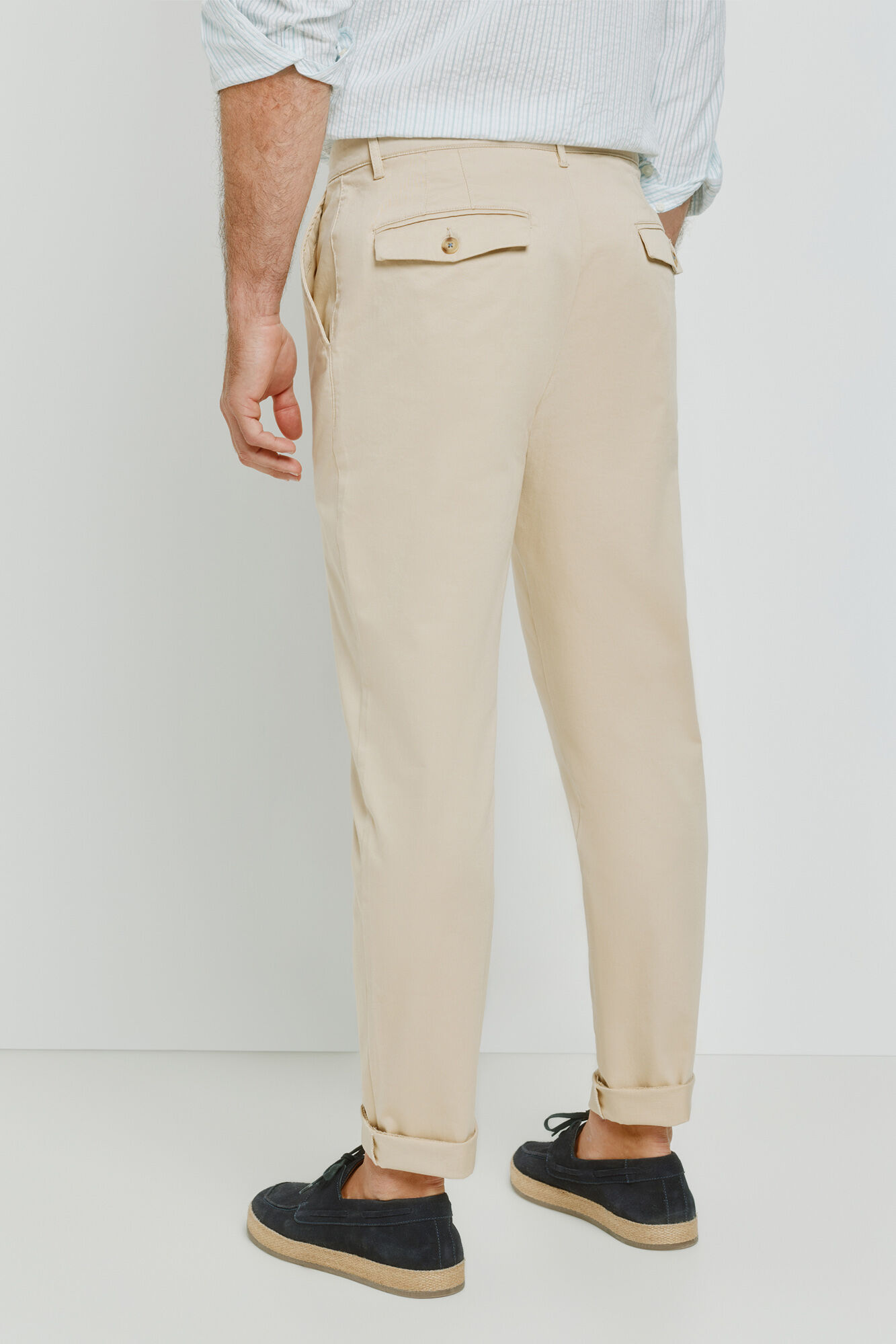 Milano Pantal&oacute;n chino tapered Beige
