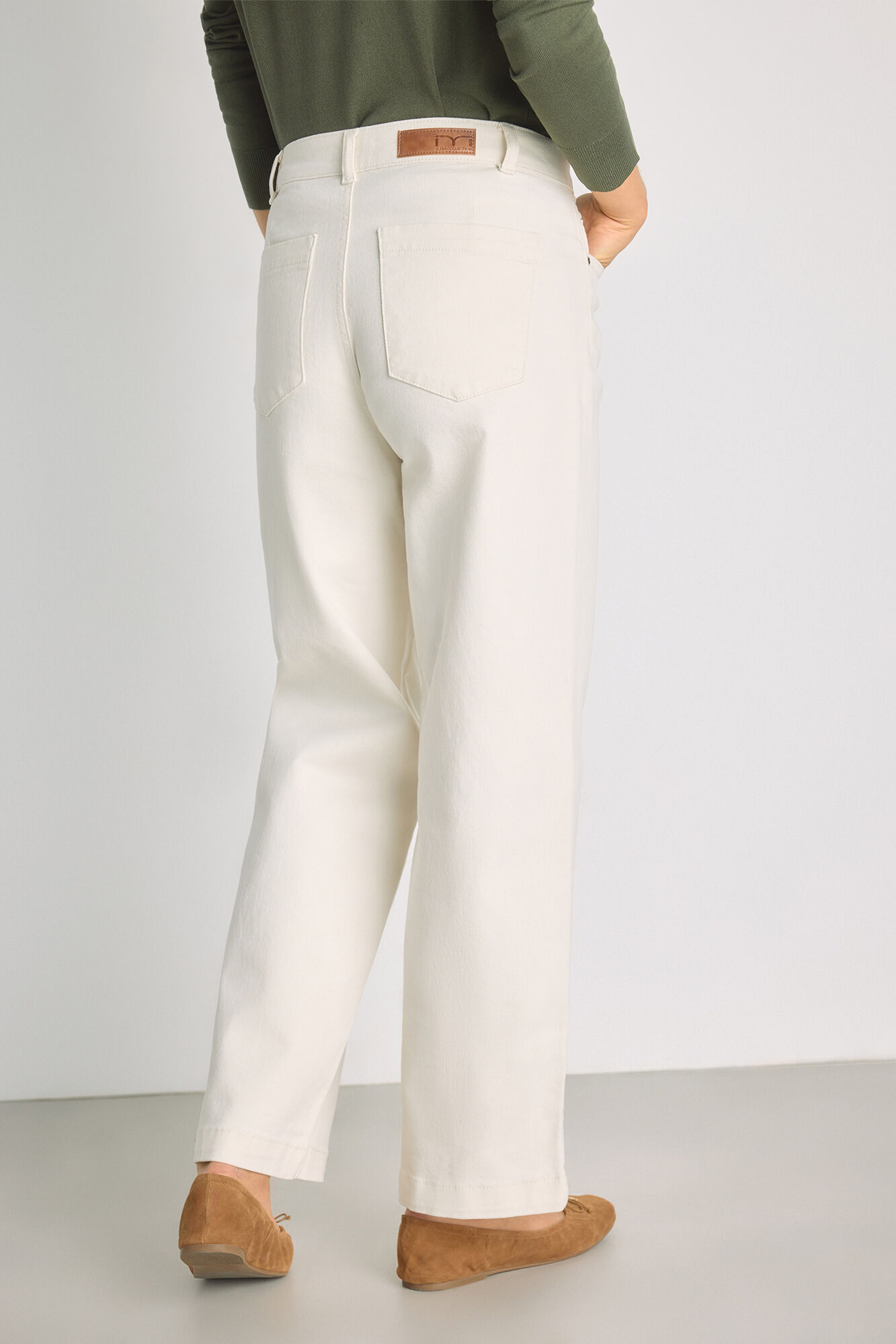 Milano Pantal&oacute;n ancho Beige