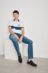 Milano Pantal&oacute;n de mezclilla regular fit Azul
