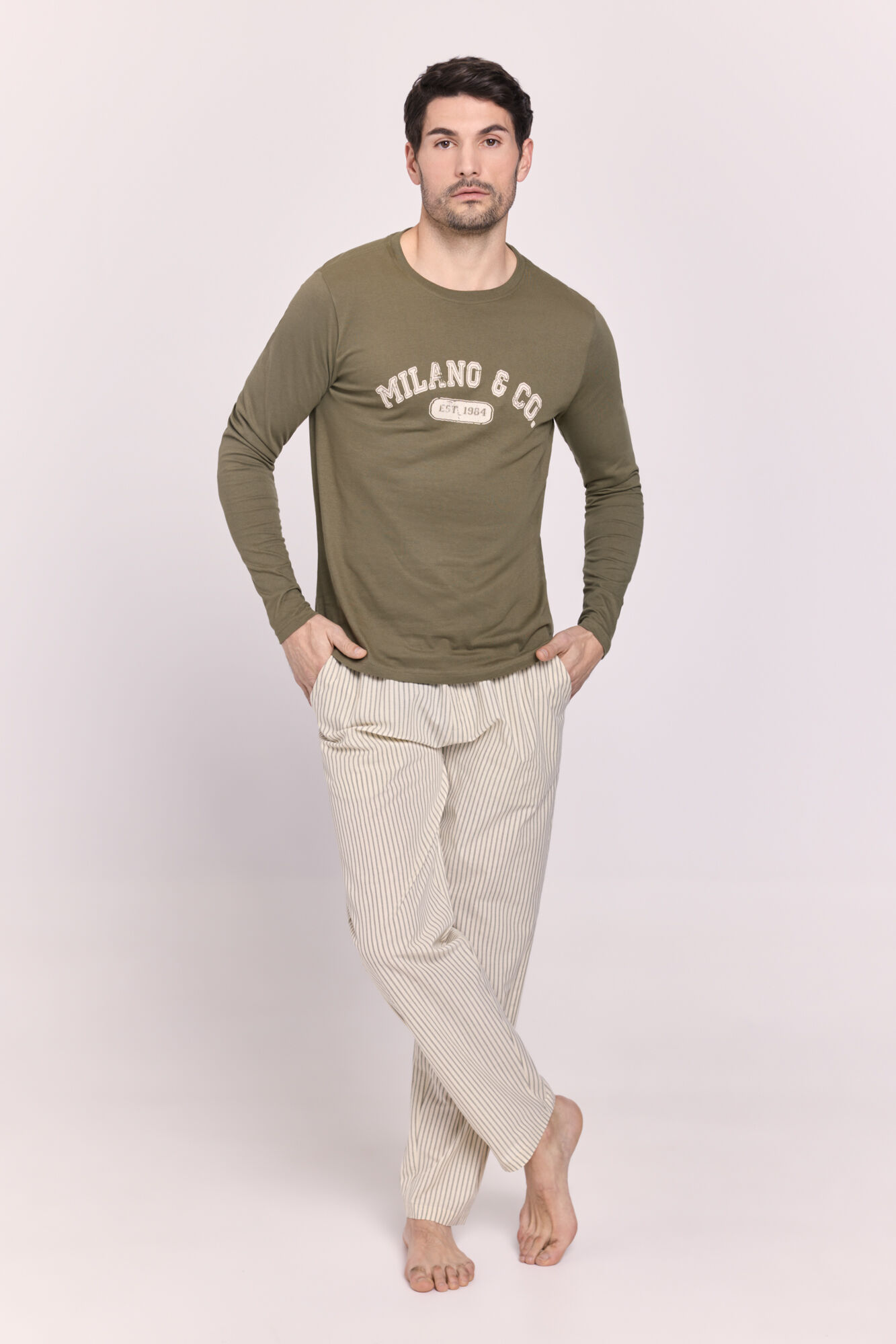 Milano Pijama de tejido y tela