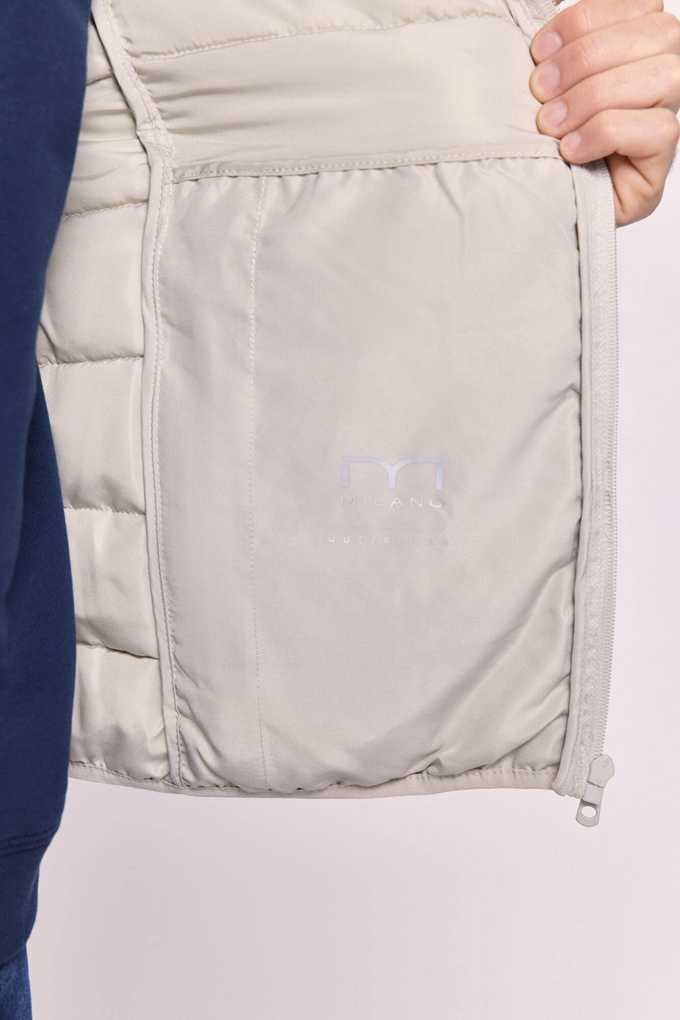 Milano Chamarra acolchada ultralight Gris Claro