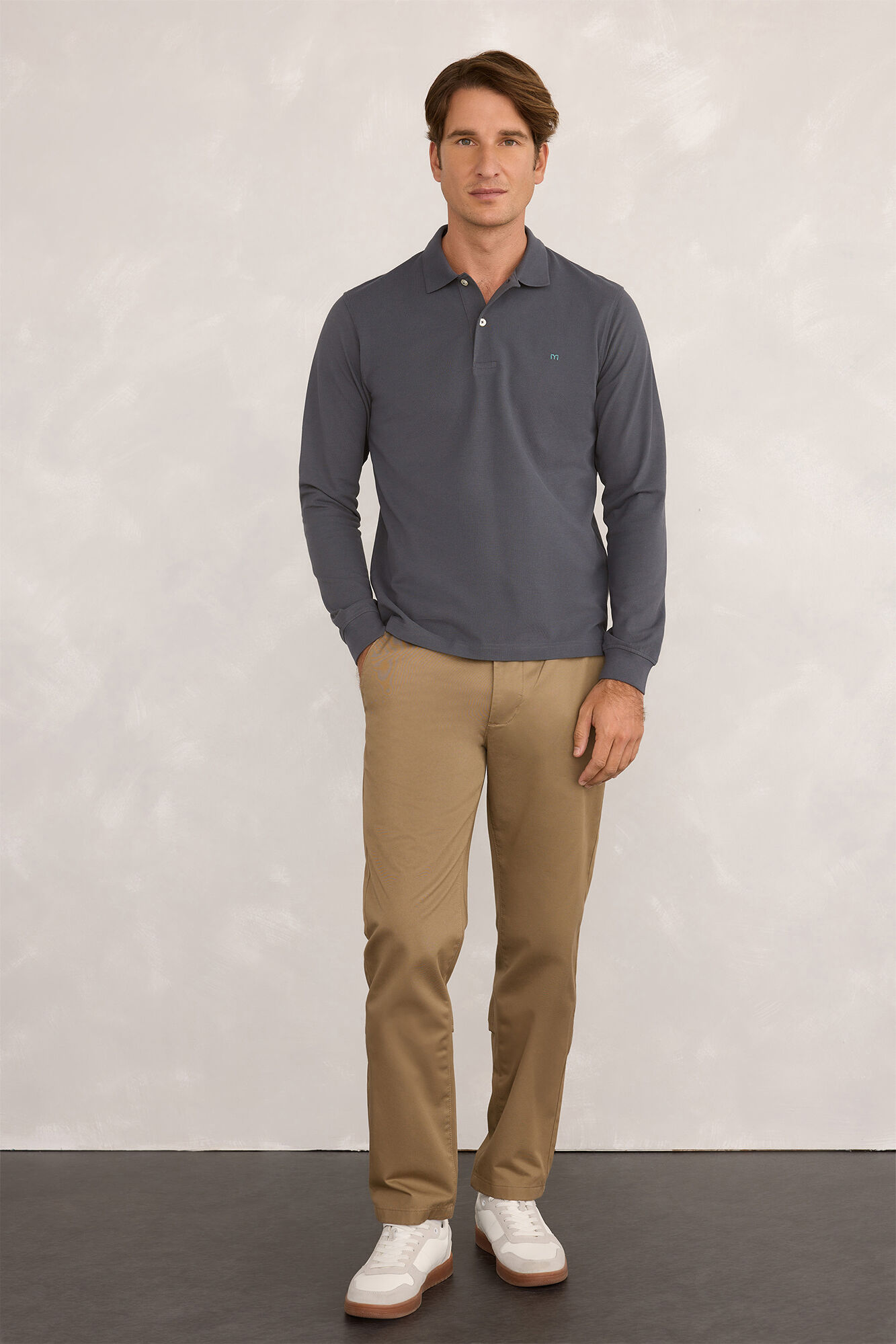 Milano Polo de rugby de manga larga