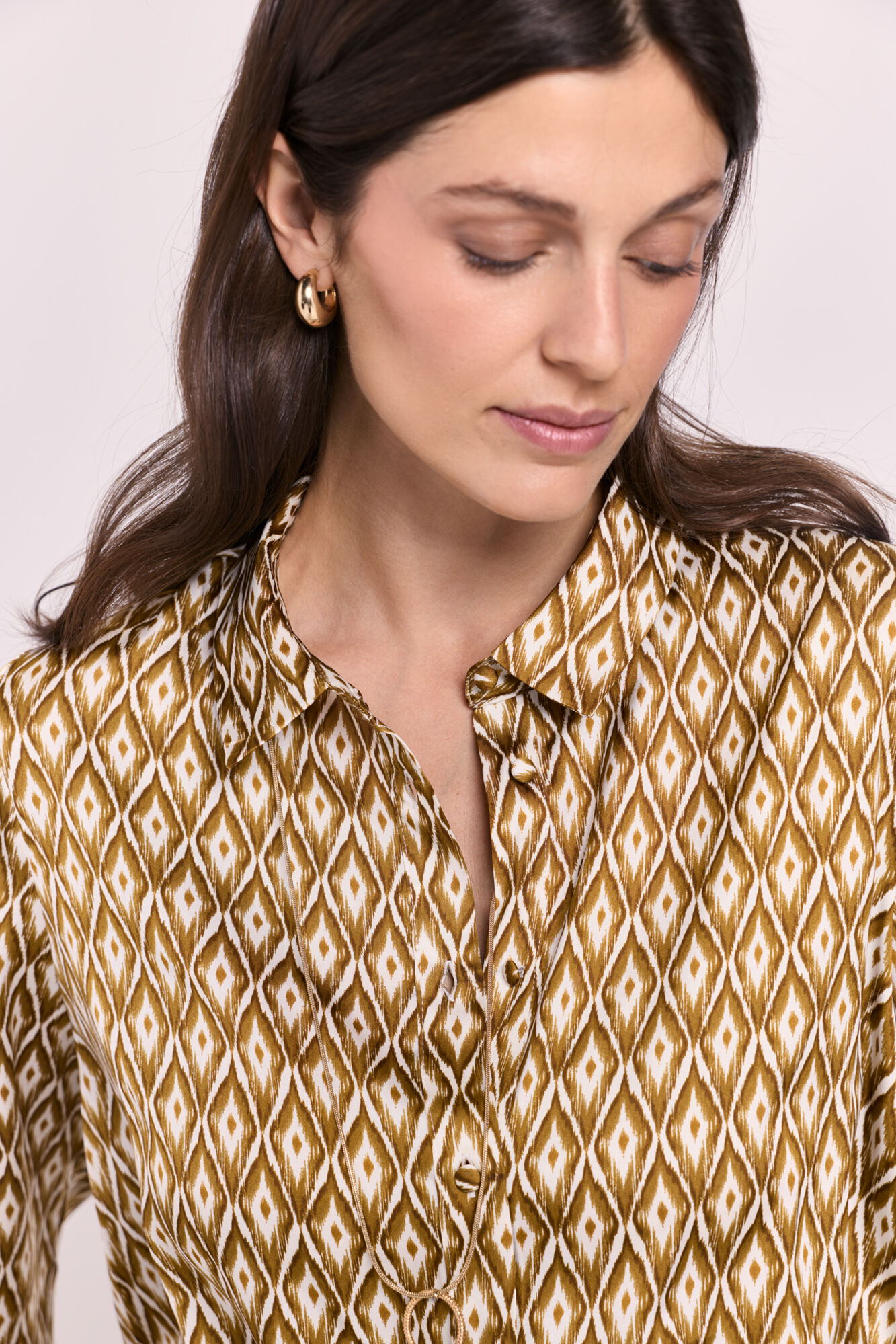 Milano Camisa satinada estampada Arena