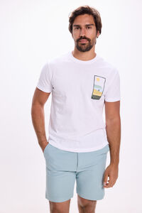 Fifty Outlet Playera estampada Blanco