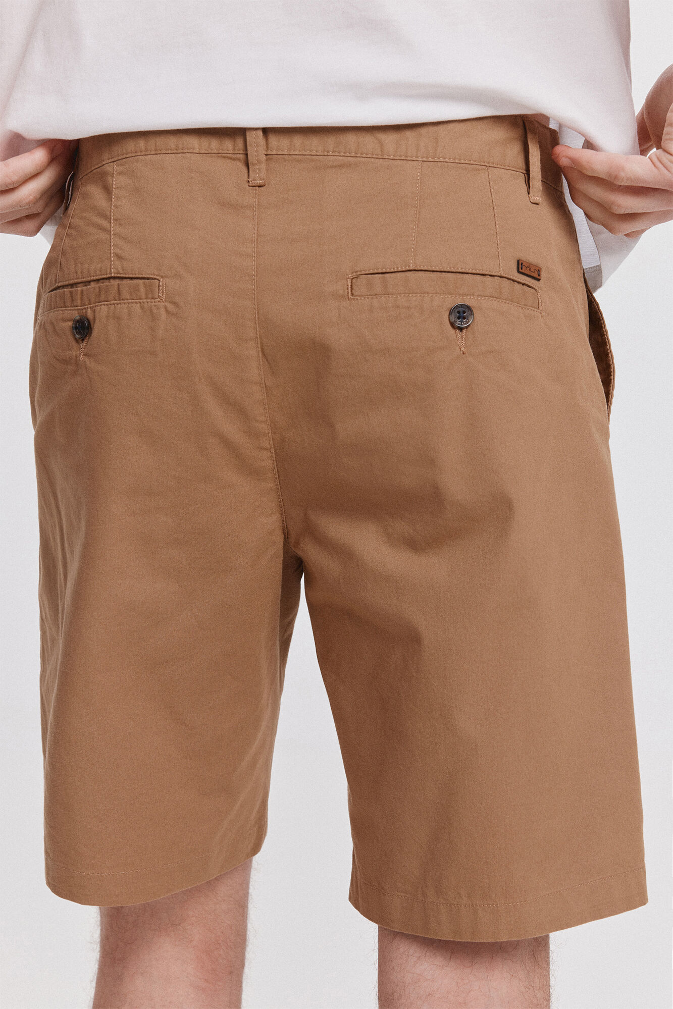 Milano Bermuda Cl&aacute;sica Lisa Beige