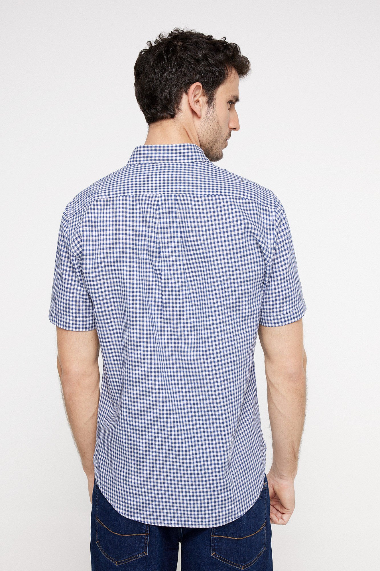 Camisa Slub PdH Cuadros Camisas de hombre Springfield MX