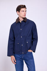 Milano Bolsillos de chamarra Barbour Navy