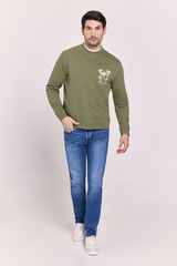 Milano Pantal&oacute;n regular fit de mezclilla Azul