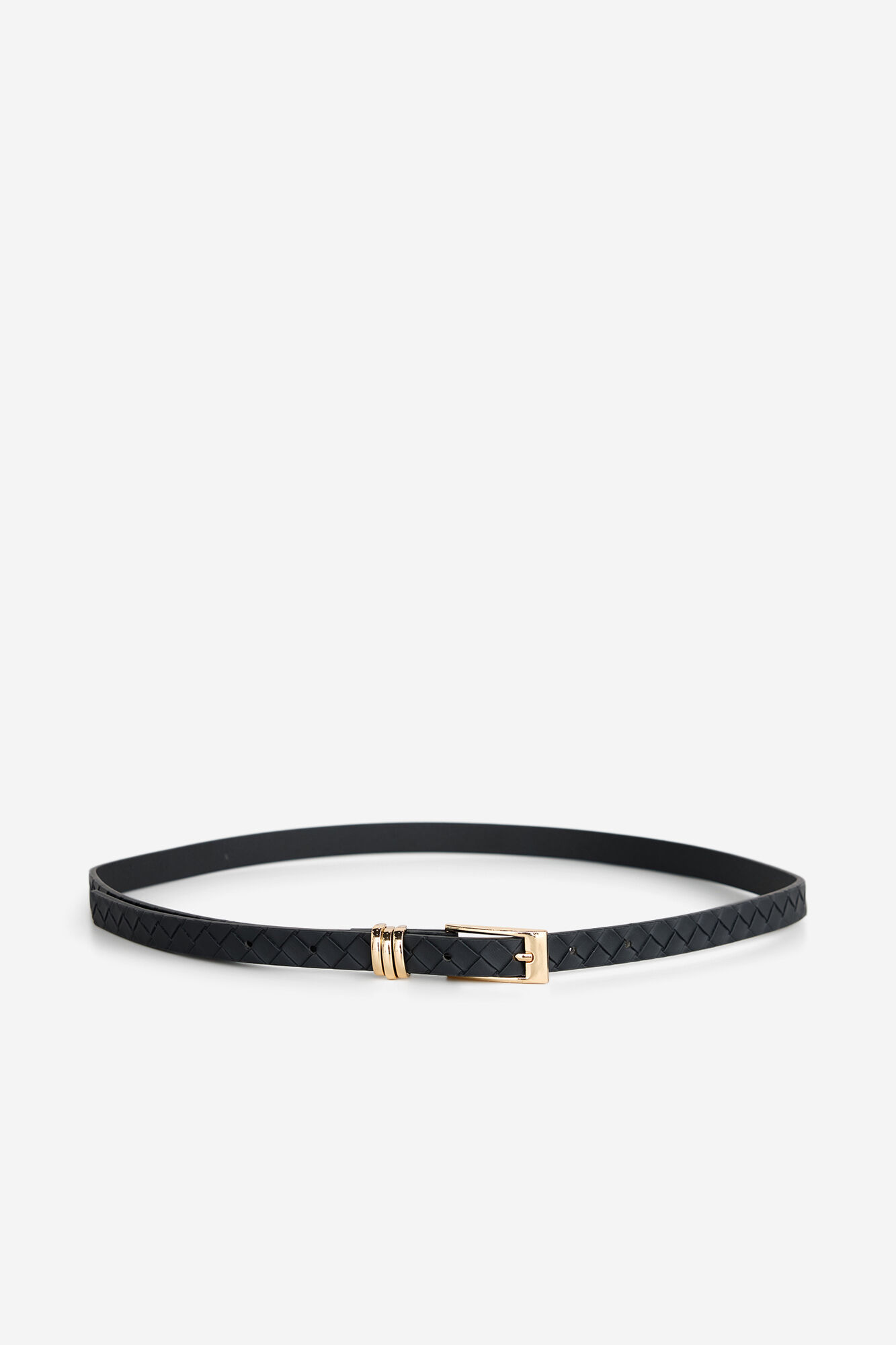 Milano Cintur&oacute;n trenzado Negro