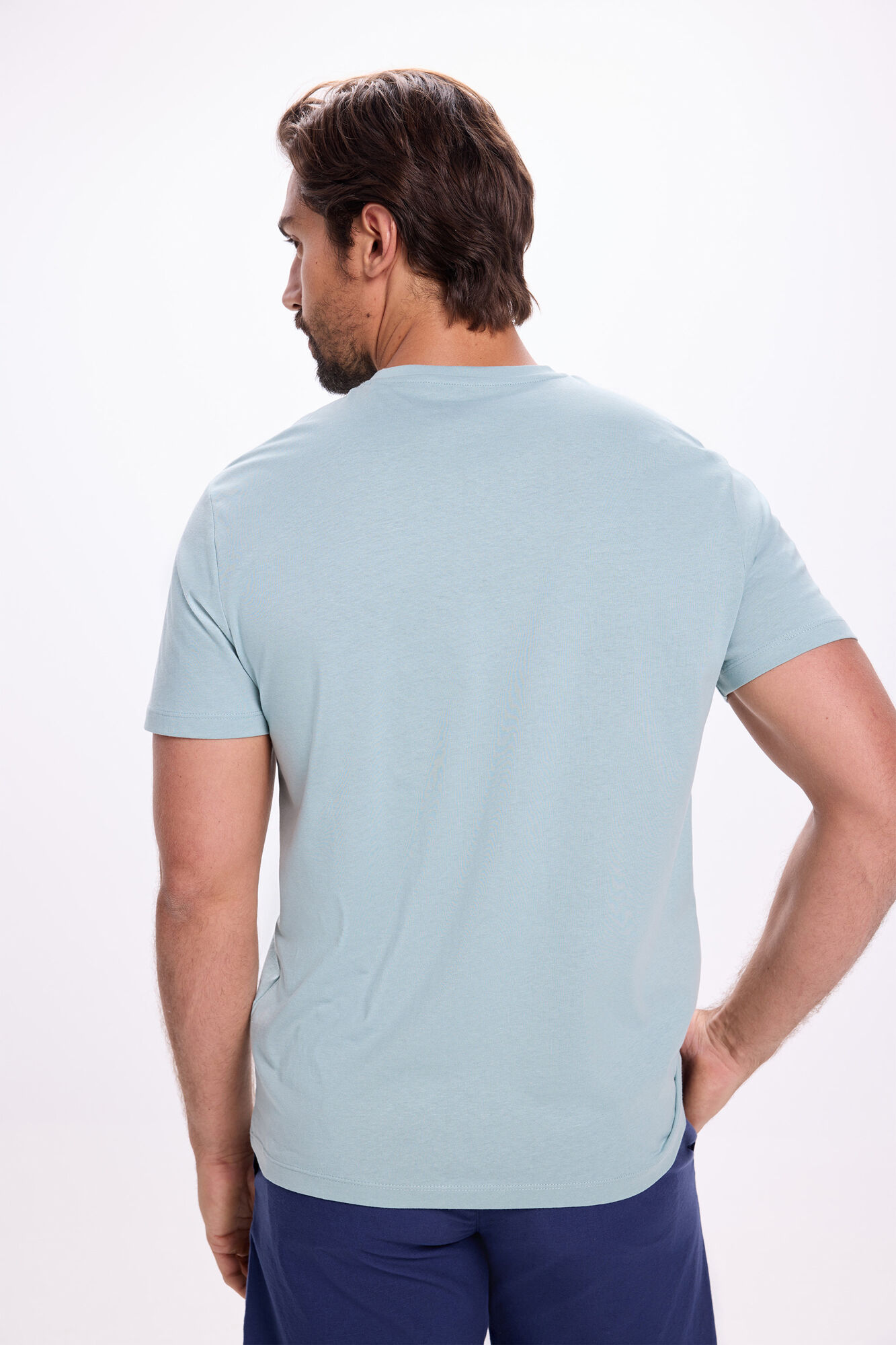Milano Playera b&aacute;sica Azul