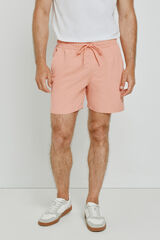 Milano Traje de ba&ntilde;o liso Coral