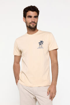 Fifty Outlet Playera manga corta. 100% algodón. Marfil