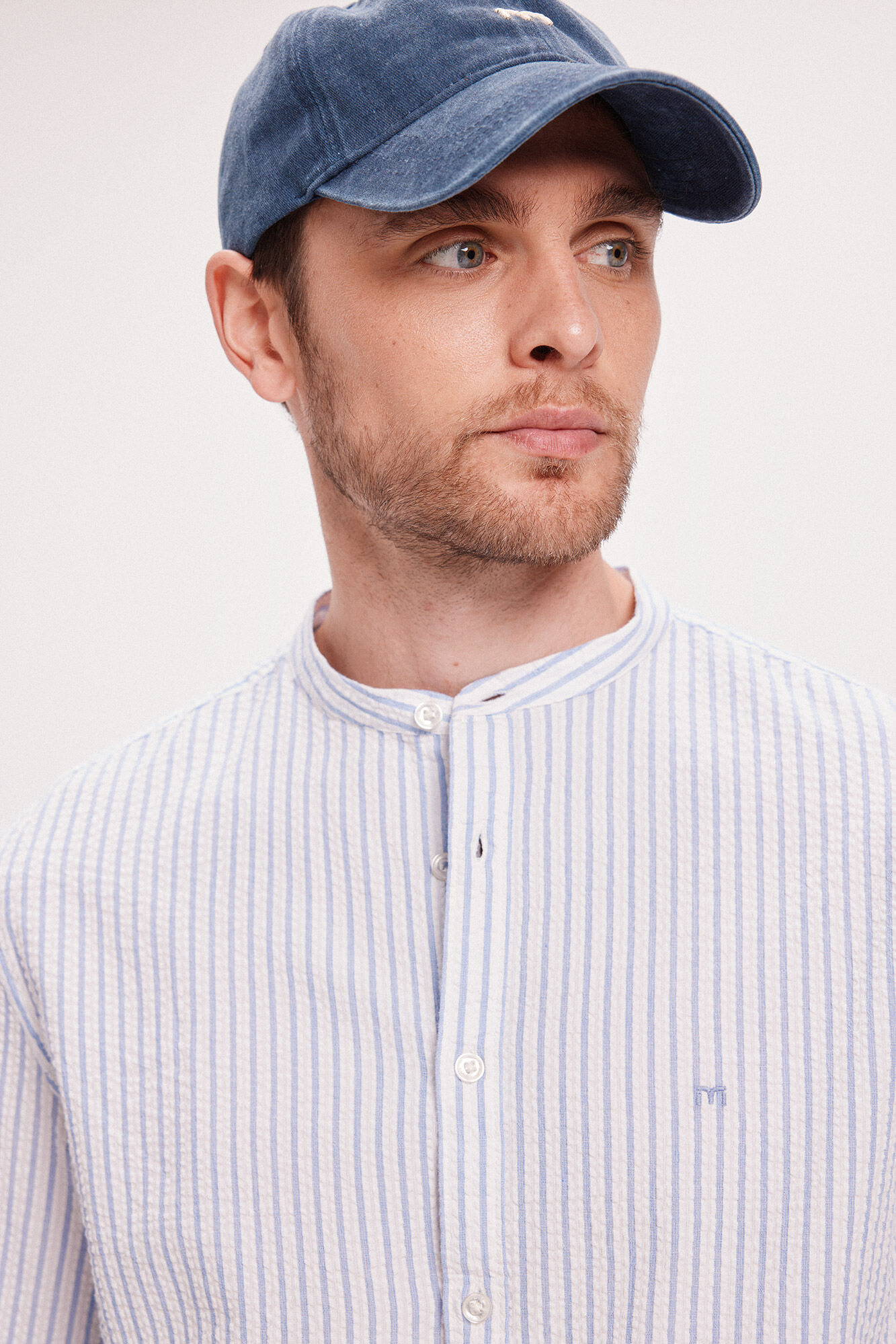 Milano Camisa Seersucker Rayas