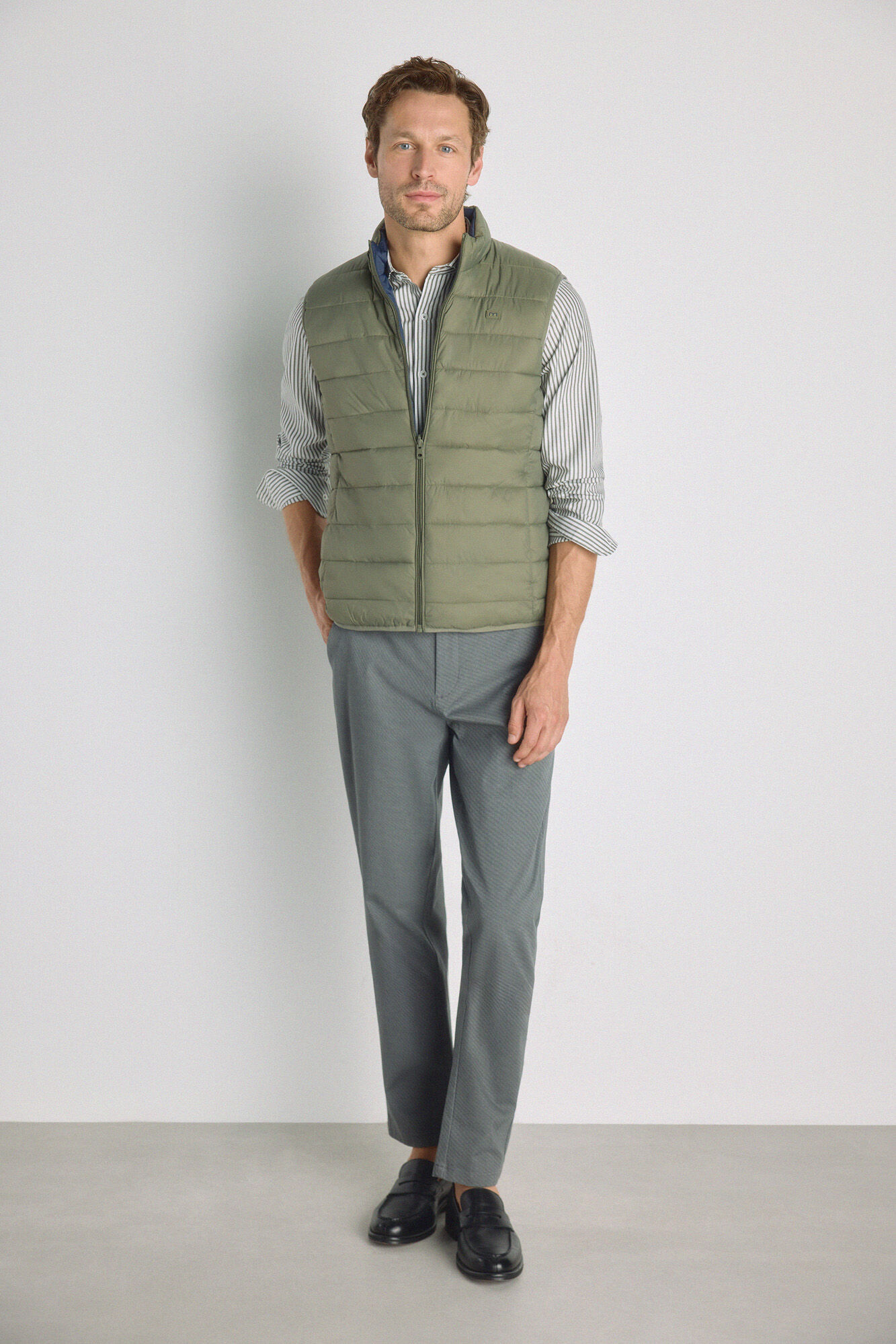 Milano Chaleco acolchado ultralight Gris