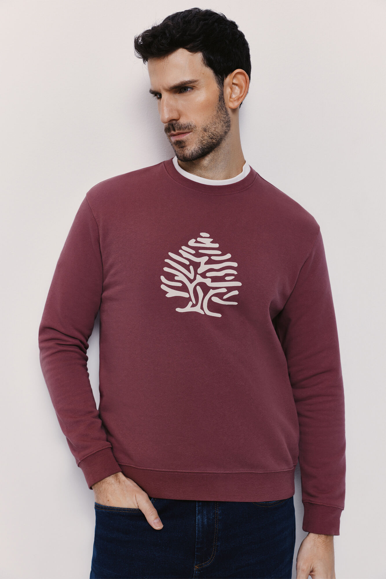 Springfield Sudadera cuello redondo con logo
