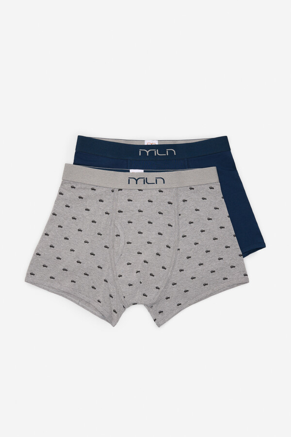 Milano Pack de boxers print fantasía Navy