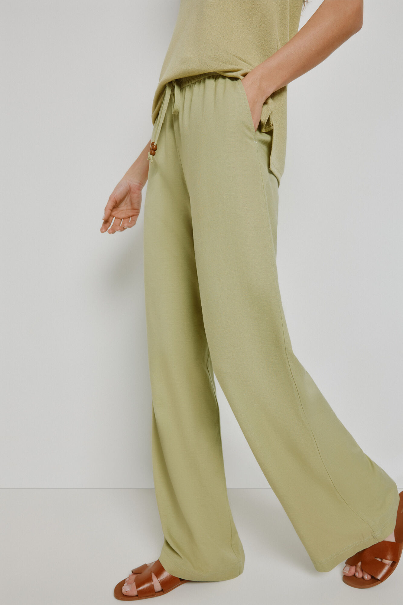 Milano Pantal&oacute;n holgado Verde