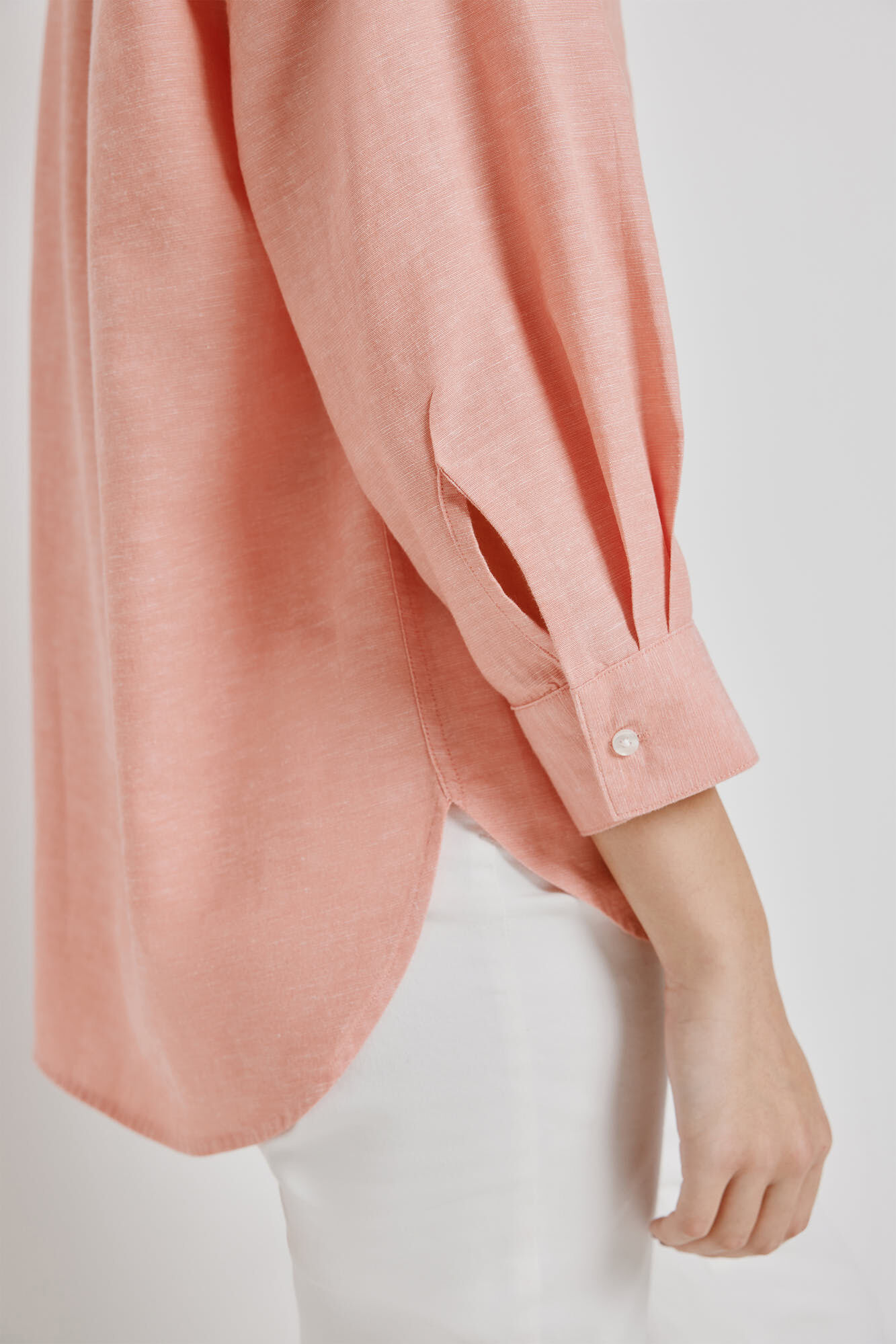 Milano Camisa cuello camisero Coral