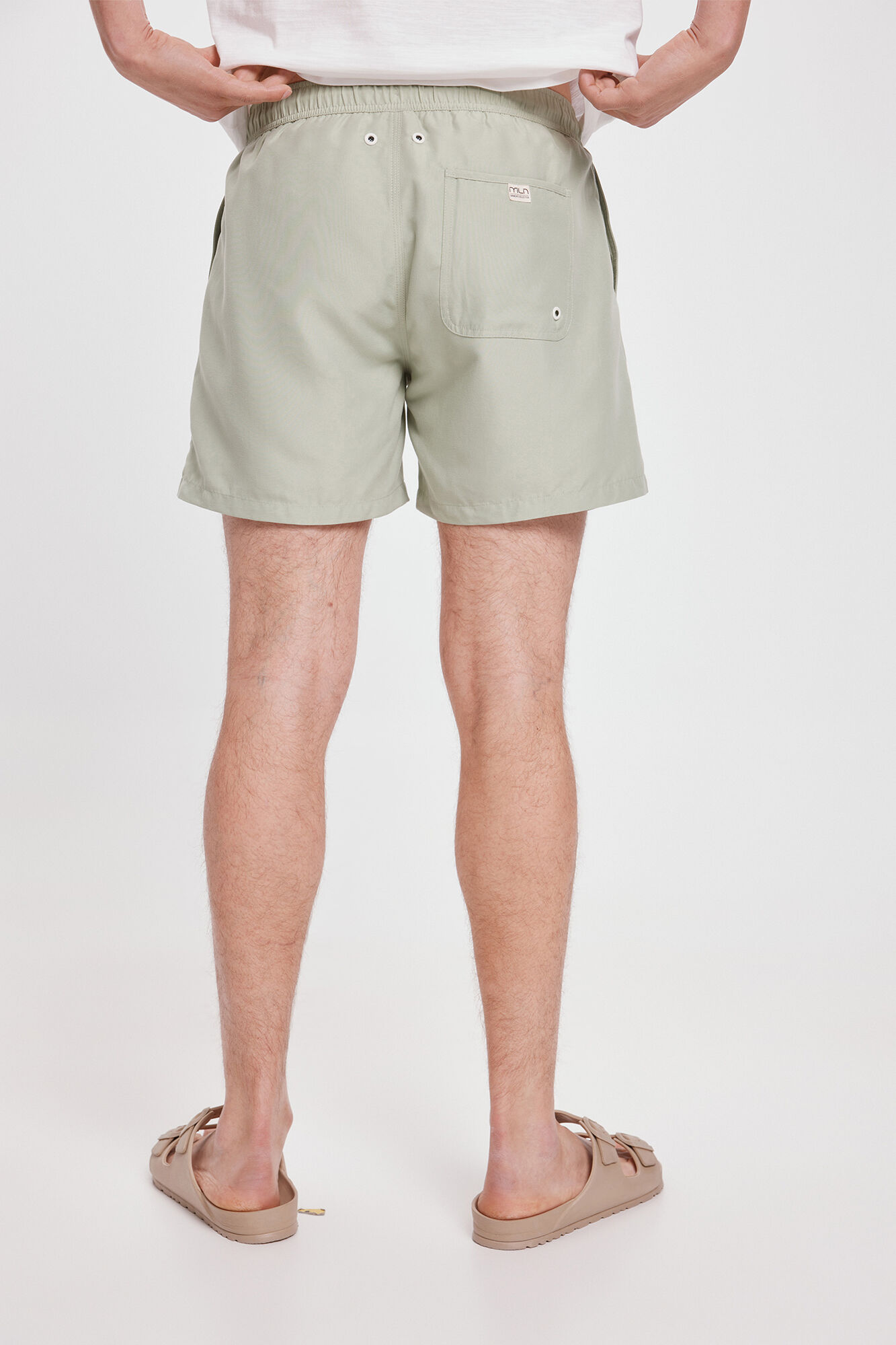 Milano Ba&ntilde;ador B&aacute;sico Corto Kaki Claro