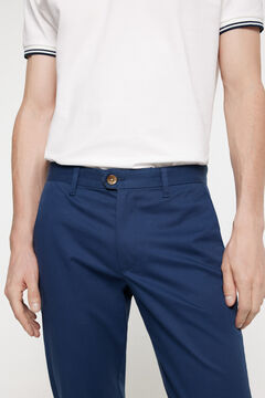Fifty Outlet Chino liso vestir. Navy