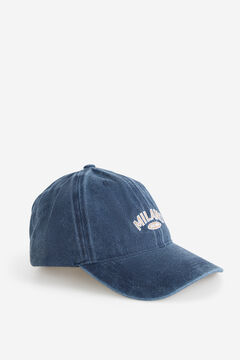 Fifty Outlet Gorra con bordado milano Navy