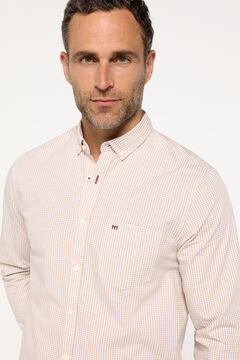 Fifty Outlet Camisa Popelín Cuadros Botella