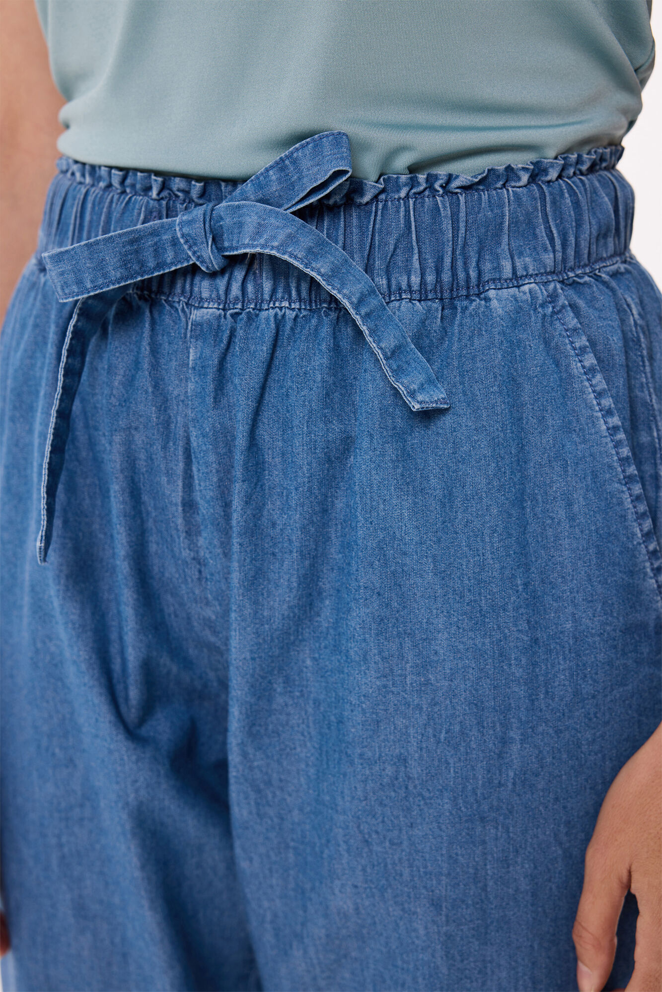 Milano Pantal&oacute;n denim claro Azul