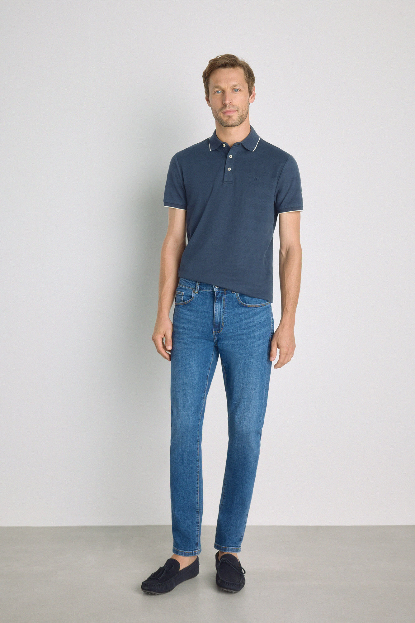 Milano Pantal&oacute;n de mezclilla slim fit