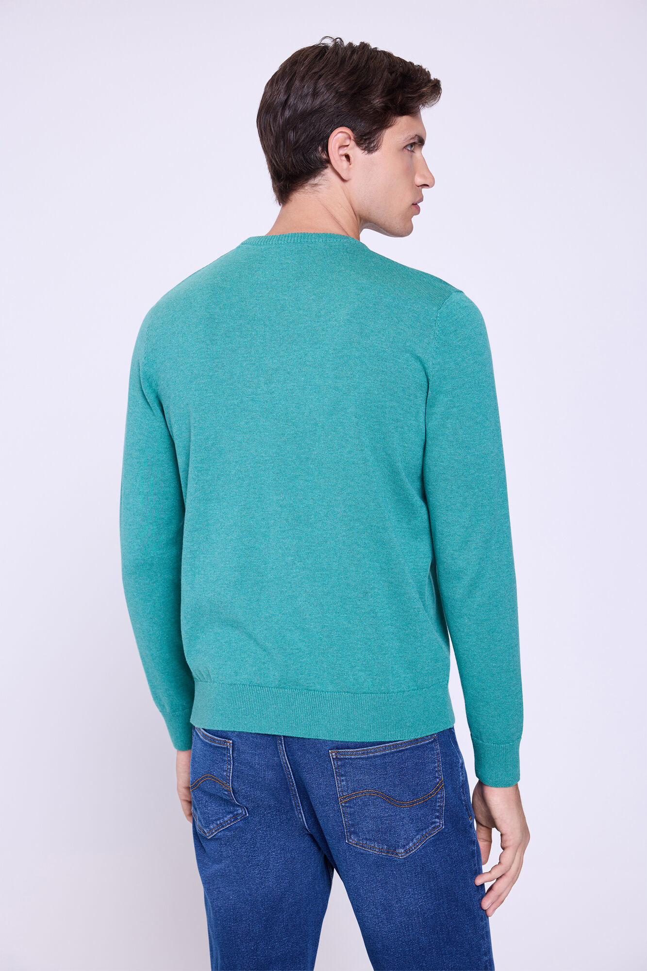 Springfield Jersey b&aacute;sico de cuello redondo  Verde
