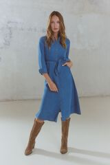 Milano Vestido de denim Azul