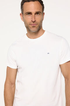 Fifty Outlet Playera básica 100% algodón Blanco