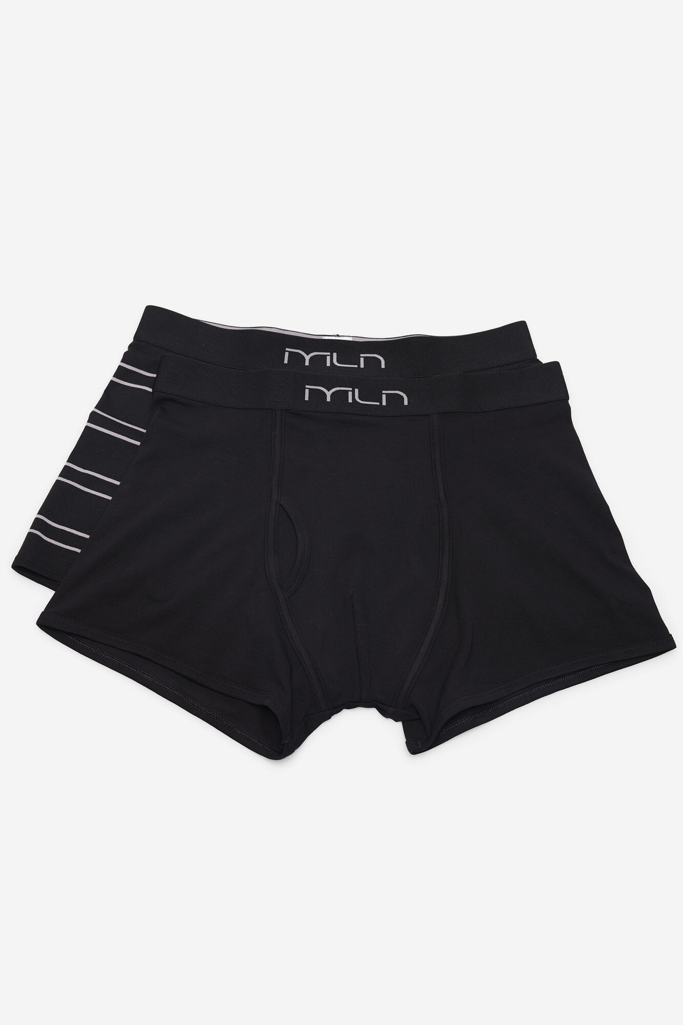 Milano Paquete de boxers lisos y de rayas