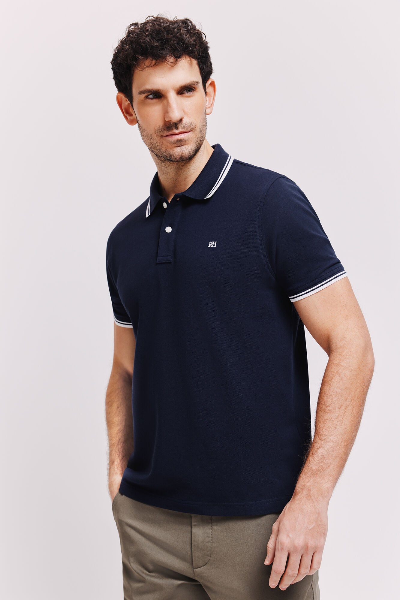 Pedro del Hierro Polo manga corta